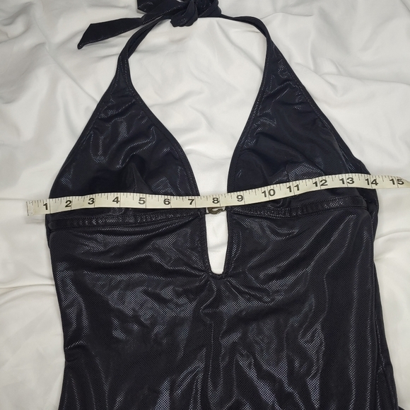 Elite Model One Piece Metallic Like Bathing Suit Size FR-42 EUR - 40 - Picture 6 of 10